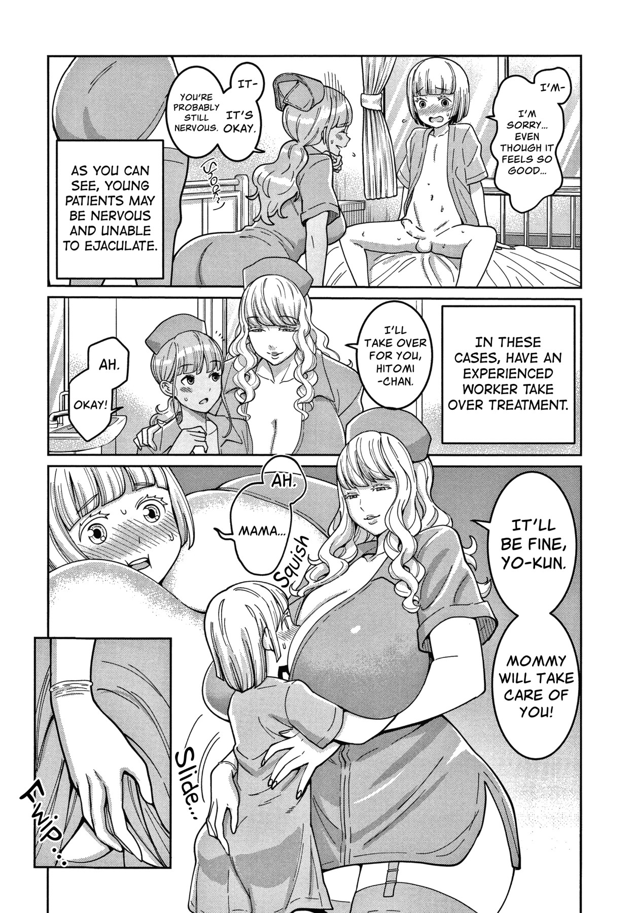 Hentai Manga Comic-OneShota Ward 24 Hour Care Harem Hospitalization Life-Chapter 2-4-129